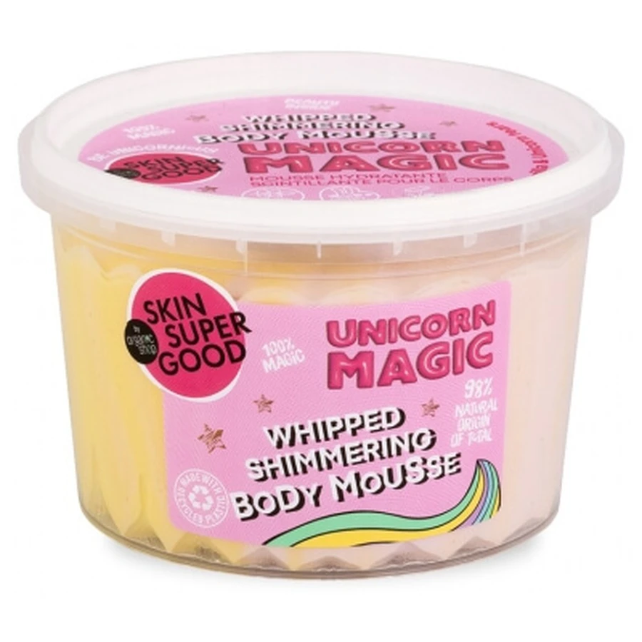 Organic Shop Unicorn Magic Funkelnde feuchtigkeitsspendende Körpermousse 250 ml
