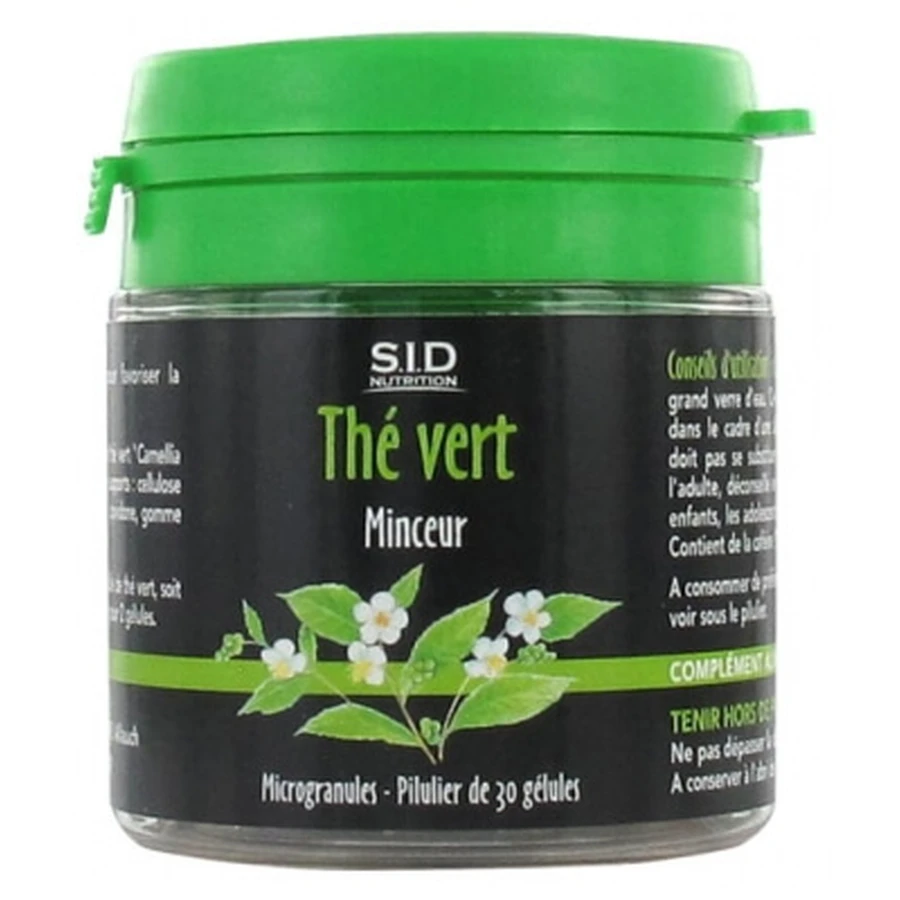 S.I.D Nutrition Minceur Thé Vert 30 Gélules