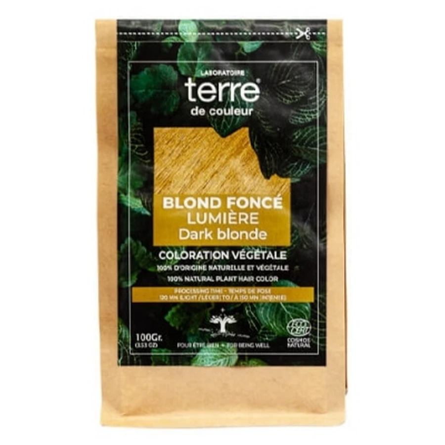 Terre de Couleur Coloration Végétale Blond Foncé Lumière