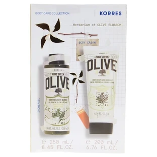 Korres Olive Gel Douche Fleur d'Olivier 250 ml + Lait Corps 200 ml