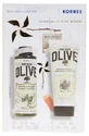 Gel de ducha de aceituna con flor de olivo de Korres, 250 ml + Loción corporal, 200 ml