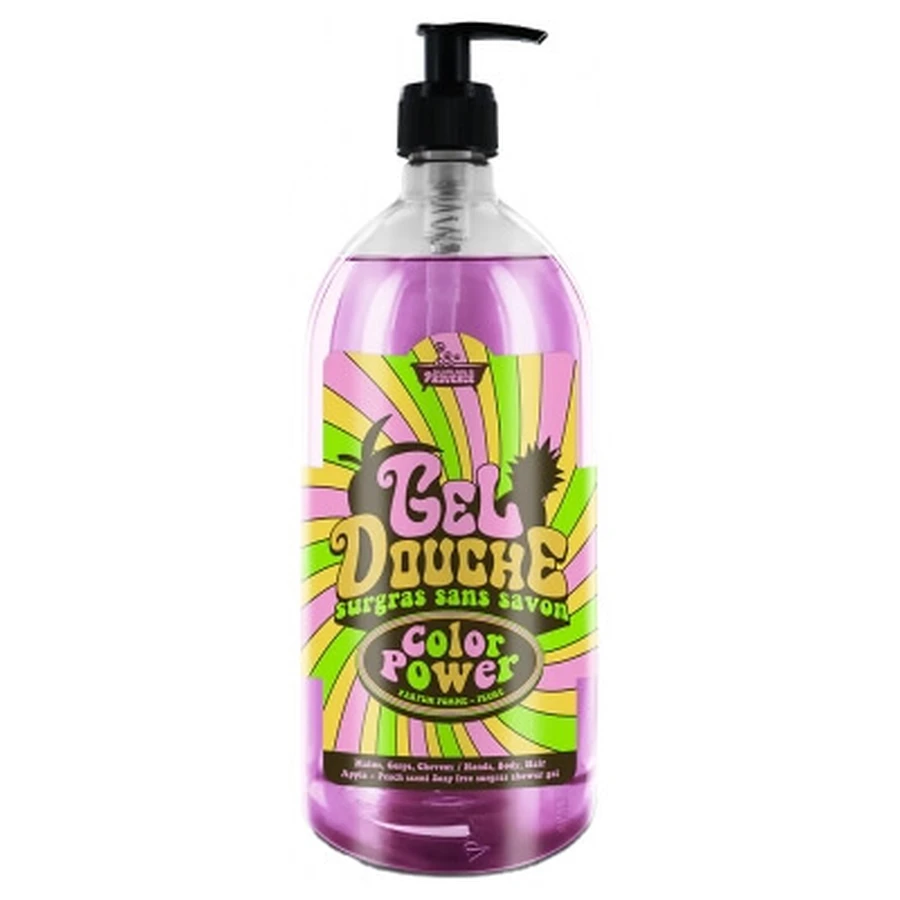 Les Petits Bains de Provence Gel Douche Pomme Pêche 1 L