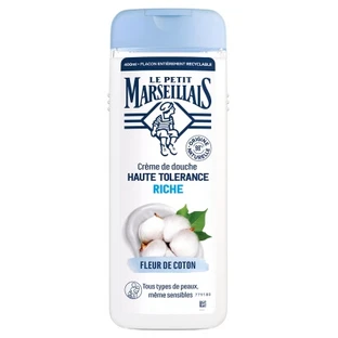 Le Petit Marseillais Duschcreme „High-Tolerance“ mit reichhaltiger Baumwollblüte, 400 ml