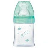 Dodie Initiation+ Glass Baby Bottle, 150 ml, Flow Rate 1, 0–6 Months