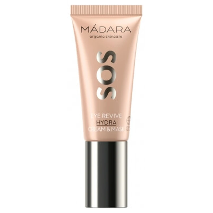 Mádara SOS Hydra Eye Revive: crema y mascarilla para el contorno de los ojos, 20 ml