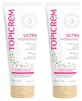 Topicrem Cremă de corp ultra-hidratantă cu efect strălucitor, set de 2 x 200 ml