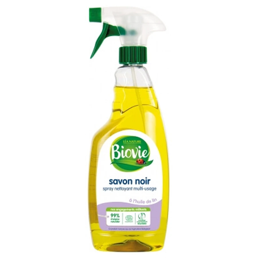 Biovie Multi-Purpose Black Soap Cleansing Spray, 750 ml