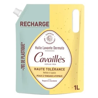 Cavaillès Dermatologisches Reinigungsöl für besonders empfindliche Haut, Eco-Nachfüllpackung 1 l