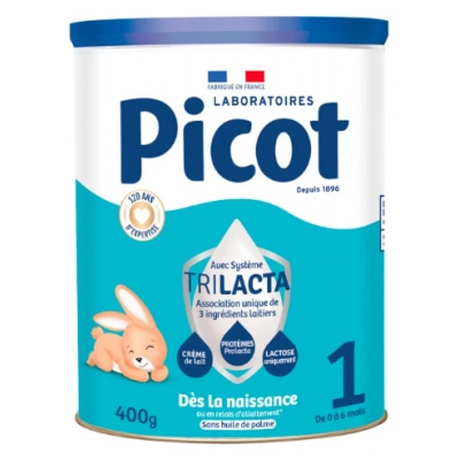 Picot Trilacta 1 Infant Formula for Babies 0 to 6 Months, 400 g