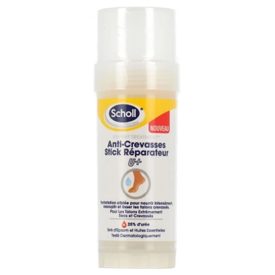 Barra reparadora anti-grietas Scholl U+ con un 25 % de urea, 70 g