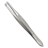 Peggy Sage Professional – flexible Pinzette mit abgewinkelten Spitzen, 9 cm
