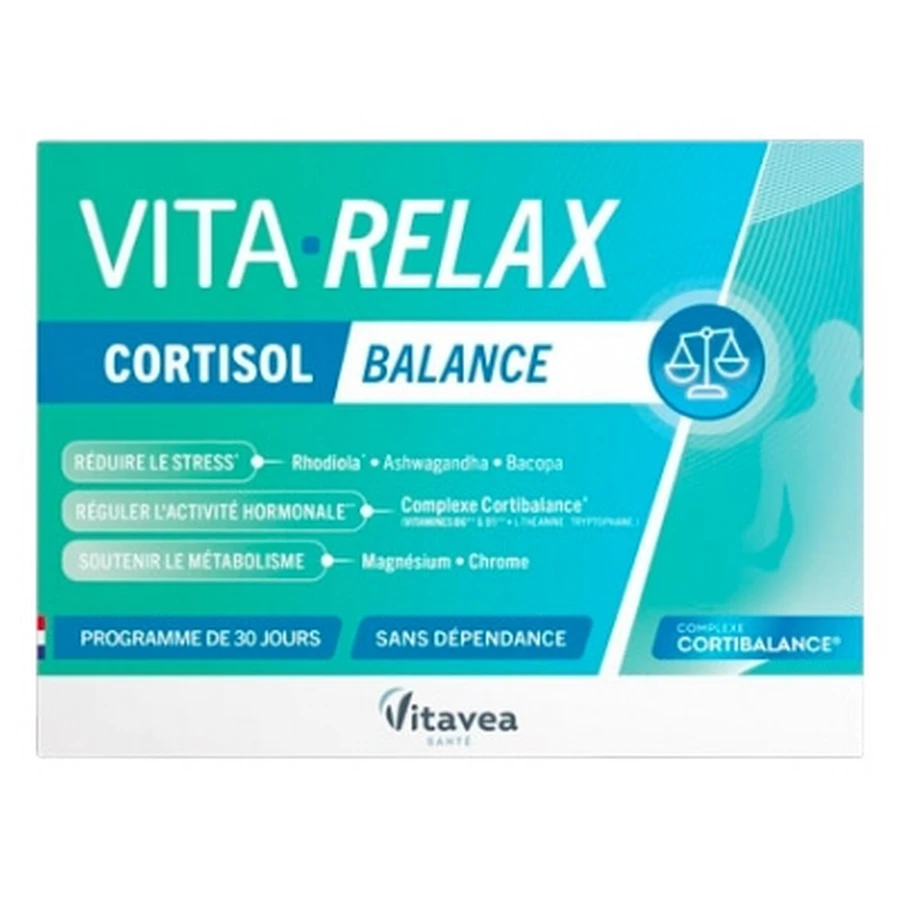 Vitavea Vita Relax Cortisol Balance 30 Gélules