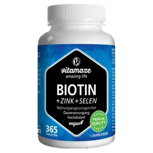 Vitamaze Biotin + Zink + Selen 365 Tabletten