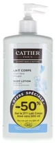 Cattier Lapte de corp modelant organic, set de 2 x 500 ml