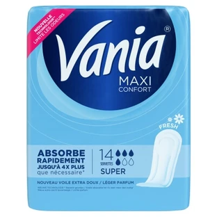 Vania Maxi Comfort Super Fresh 14 Pads