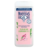 Le Petit Marseillais, crema de ducha y baño extra suave con flor de cerezo ecológica, 650 ml