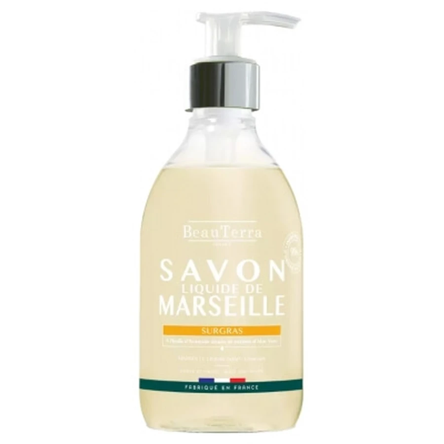BeauTerra Savon Liquide de Marseille Surgras 300 ml