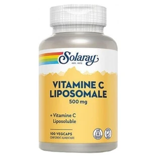 Solaray: Vitamina C liposomal 500 mg, 100 cápsulas vegetarianas