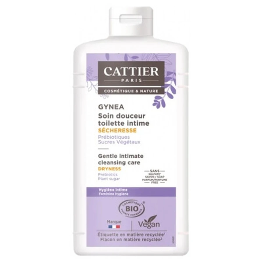 Cattier Gynea Gentle Intimate Care for Dryness, Organic, 200 ml