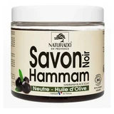 Naturado en Provence Zwarte Hammamzeep met biologische olijfolie, 600 g