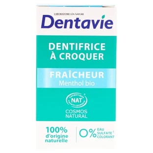Dentavie Chewable Toothpaste, Menthol Freshness, 60 Tablets