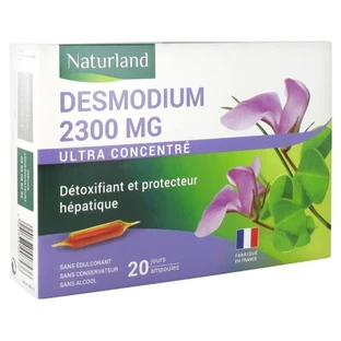 Naturland Desmodium 2300 mg, 20 Oral Ampoules (10 ml each)
