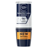 Nivea Men Derma Dry Control 96-Hour Antiperspirant Deodorant Roll-On, 50 ml