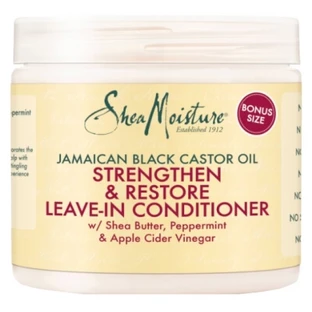SheaMoisture Jamaicaanse zwarte ricinusolie herstellende en versterkende leave-in-behandeling 431 ml