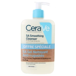 CeraVe SA Anti-Roughness Reinigingsgel, 2-pack (elk 473 ml)