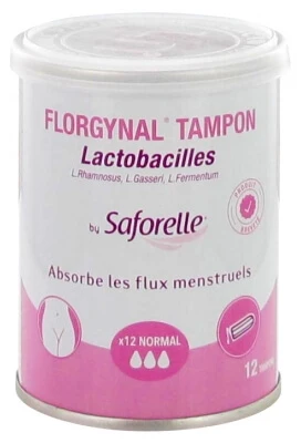 Saforelle Florgynal Tampons, 12, Regular