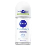 Nivea Fresh Natural O2 48-Hour Protection Roll-On Deodorant, 50 ml