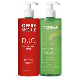 Noreva Actipur Dermo-reinigingsgel, 2-pack (elk 400 ml)