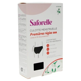 Saforelle Menstrual Panties for First Periods, Ages 12–14
