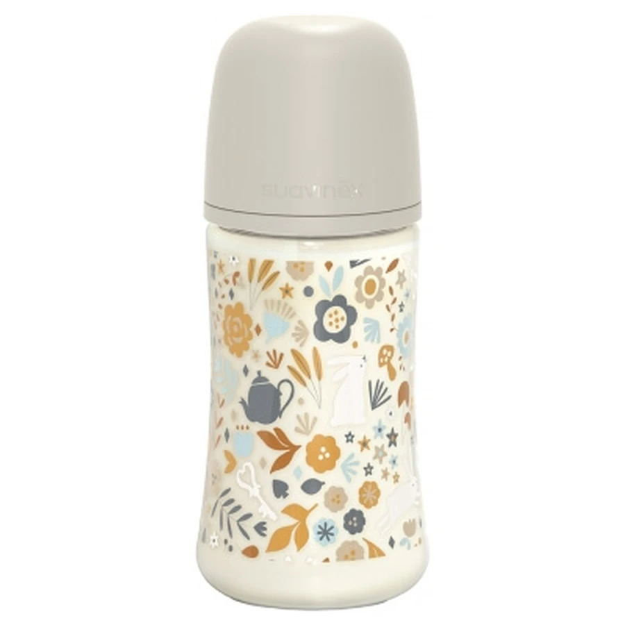 Suavinex Wonderland Biberon Tétine Symétrique Débit Moyen 270 ml 3 Mois et +
