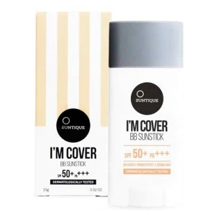 Suntique I'm Cover BB: barra de protección solar con color SPF 50+ 15 g