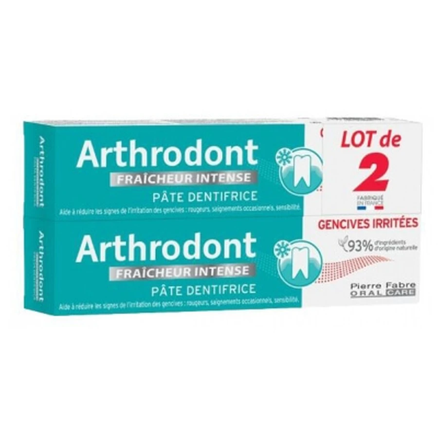 Arthrodont Intense Freshness Toothpaste, 2-Pack (75 ml each)