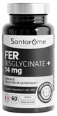 Santarome Bisglicinato de hierro+ 14 mg, 60 cápsulas