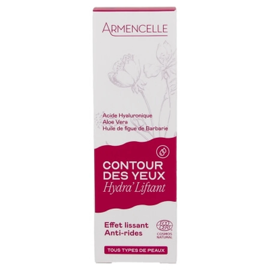 Crema orgánica Hydra'Lifting para el contorno de los ojos de Armencelle, 15 ml