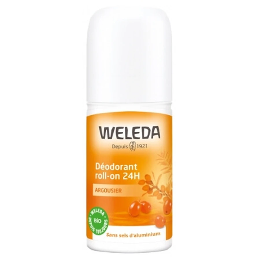 Weleda Sea Buckthorn 24-Hour Roll-On Deodorant, 50 ml