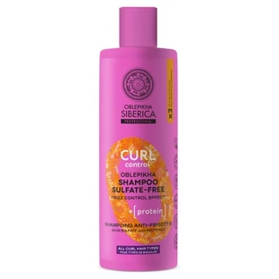Natura Siberica Oblepikha Curl Control – sulfatfreies Anti-Frizz-Shampoo mit Proteinen, 400 ml