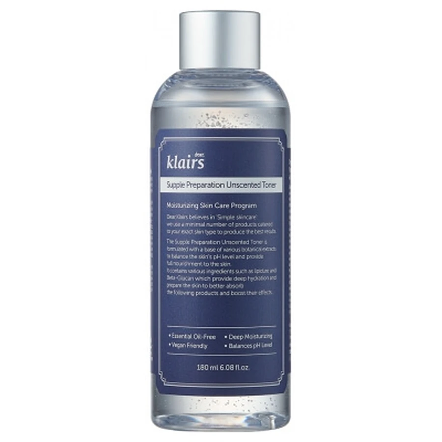 Klairs Supple Preparation Unscented Toner 180 ml