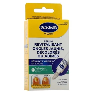 Scholl Sérum Revitalisant Ongles Jaunis, Décolorés ou Abîmés 10 ml