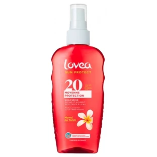 Lovea Huile Sèche Monoï de Tahiti Moyenne Protection SPF20 150 ml