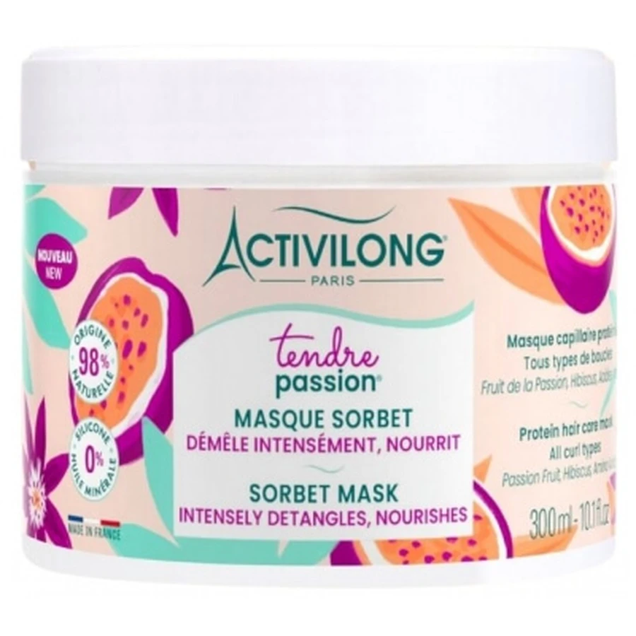 Activilong Tendre Passion Sorbet Mask for All Types of Curls, 300 ml