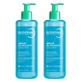 Gel limpiador espumoso purificante Sébium de Bioderma, paquete de 2 (400 ml cada uno)
