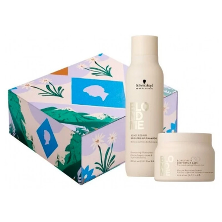 Schwarzkopf Professional Schwarzkopf Blond Me Set: champú nutritivo 300 ml + mascarilla nutritiva 200 ml