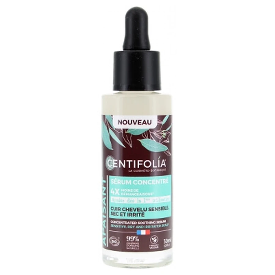 Centifolia Bio-Konzentrat-Serum für empfindliche, trockene und gereizte Kopfhaut, 30 ml