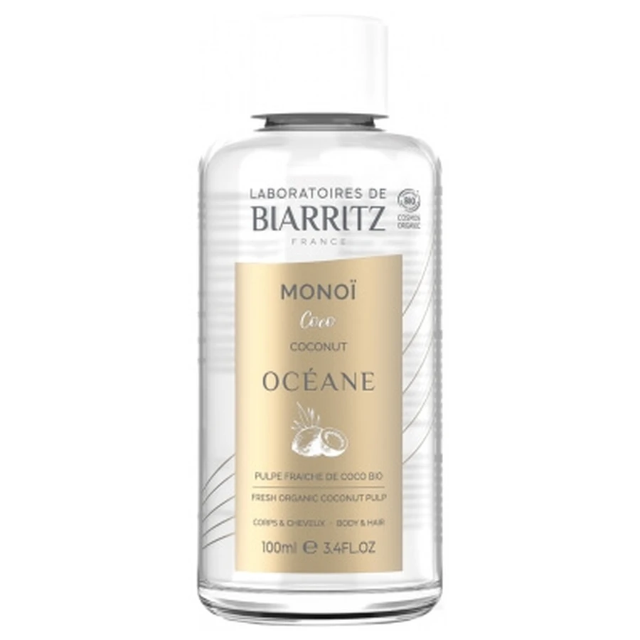 Laboratoires de Biarritz Océane Monoï de coco ecológico, 100 ml