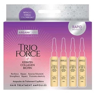 Arganicare Trio Force Haarpflege-Ampullen, 4 Ampullen