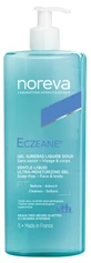Gel líquido hidratante suave Noreva Eczeane, 1 litro